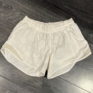 White Lululemon Running Short